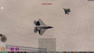 F-22 VS F-22 Thingy POSTSTALL - Flyout Multiplayer