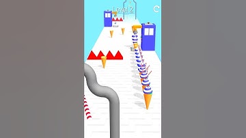 Ice Cream Stack Run 🍨 Android iOS Casual Games All Levels Gameplay Walkthrough NEW 2