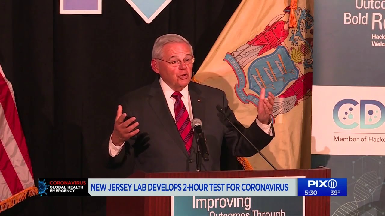 New Jersey lab develops 2-hour test for coronavirus, requests live samples from CDC thumbnail