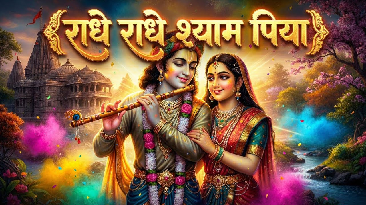 👉 राधे राधे श्याम पिया | Radha Krishna New Bhajan 2026 | Jhanki Style Devotional Song