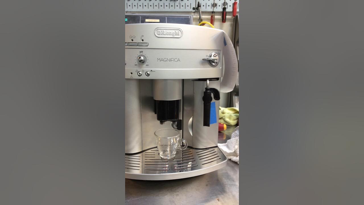 infuser stuck delonghi magnifica 3282 test YouTube