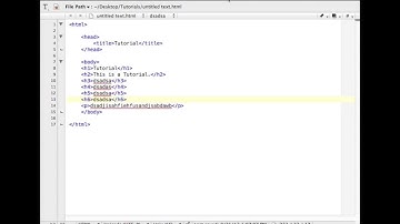 HTML5 Tutorial Part 1: Formatting and Text Tags