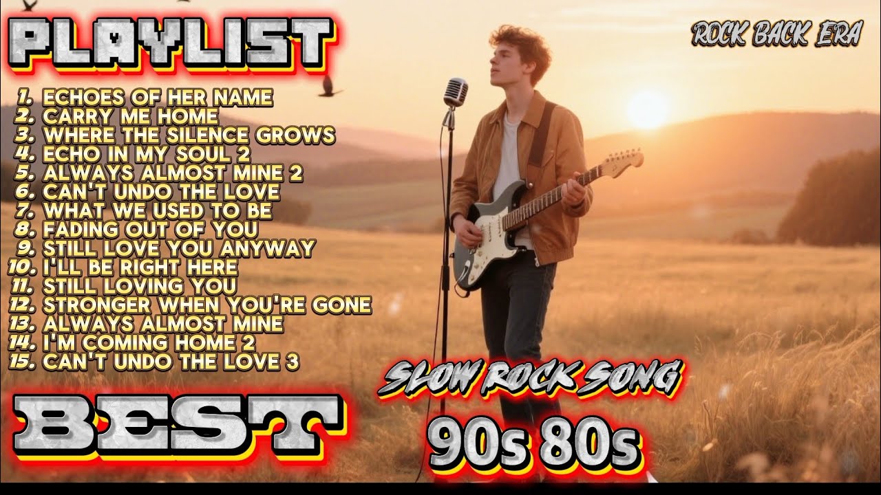 SLOW ROCK SONG BALLAD 90s 80s - ECHOES OF HIR NAME || Easy Listening ...