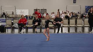 Kayra Zimbel-Tran Floor Vegas Cup 2025 Wildfire Gymnast Level 3