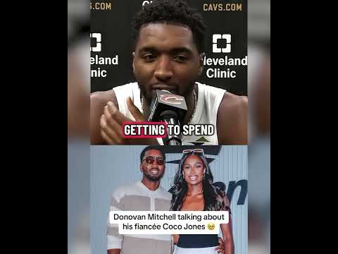 The way Donovan Mitchell talks about Coco Jones ❤️ 👏