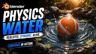 10 Water wave Physics Properties Blender Hindi Tutorial
