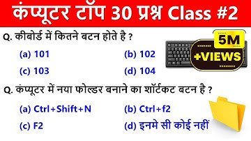 Computer Practice Set 2 | Computer mcq Question Answer | Computer 30 question mcq test Gulab Guru