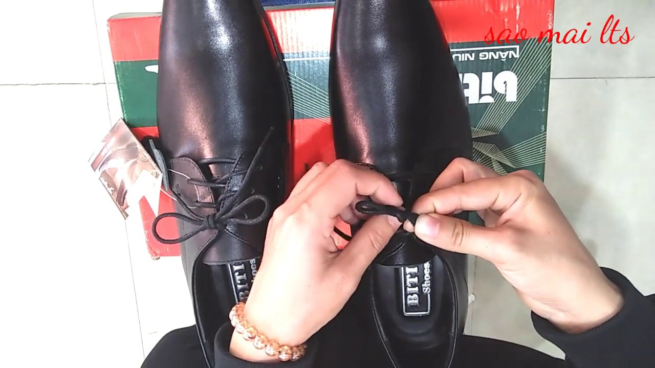 Mẹo xỏ và thắt dây giày tây cực đẹp và nhanh |how to... - youtube