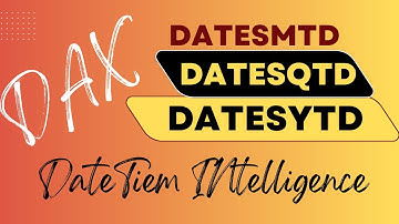Mastering DateTime in Power BI: DATESMTD, DATESQTD & DATESYTD Functions Explained! | #25.20