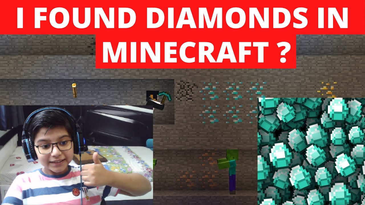 I FOUND DIAMONDS IN MINECRAFT ? - YouTube