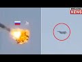 Russian Warplane Was Hit Directly And Transformed Into A Massive Fireball