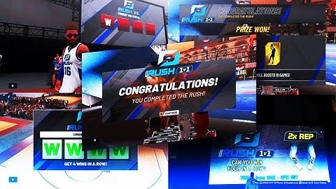 I WON THE RUSH 1V1 EVENT IT WAS SO EASY NBA 2K20