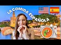 COMIDA ESPAÑOLA mi opinión sincera de 5 comidas de España // Experiencias de una estadounidense