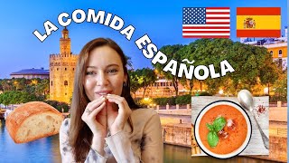 COMIDA ESPAÑOLA mi opinión sincera de 5 comidas de España // Experiencias de una estadounidense