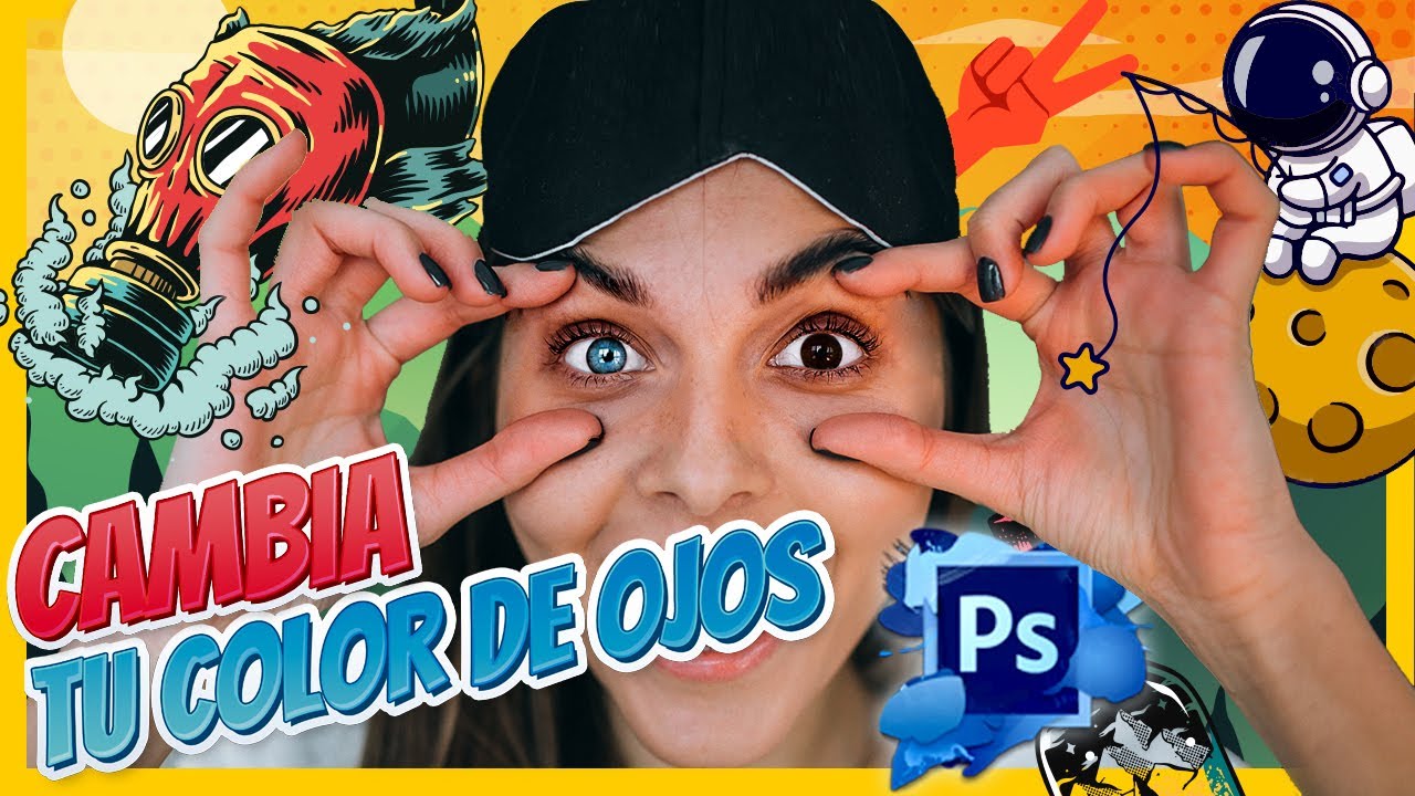 RETOCAR color de OJOS en de forma REALISTA YouTube