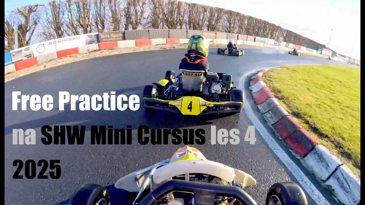 Maurens karting in Free Practice after SHW Mini Cursus les 4 oranje groep @Kartbaan Strijen 12-01-25