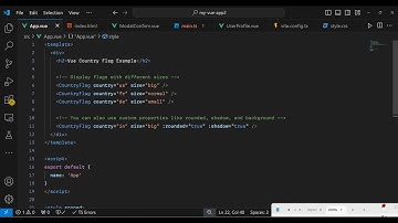Vue.js 3 Tutorial to Show Country Flag Icons Using vue-country-flag Library in TypeScript