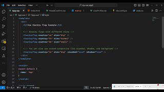 Vue.js 3 Tutorial to Show Country Flag Icons Using vue-country-flag Library in TypeScript