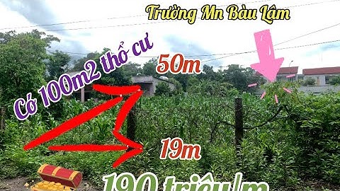 🔴 VỊ TRÍ TIỀM NĂNG Gần Trường Học, Xã Bàu Lâm, H.Xuyên Mộc, Tỉnh BRVT