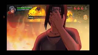 Naruto x boruto ninja voltage  itachi (vs sauske ) solo battle ez screenshot 2