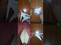 The Best 4 Viral Notebook Paper Airplane in tutorial jet flying paper plane simple mini plane #short
