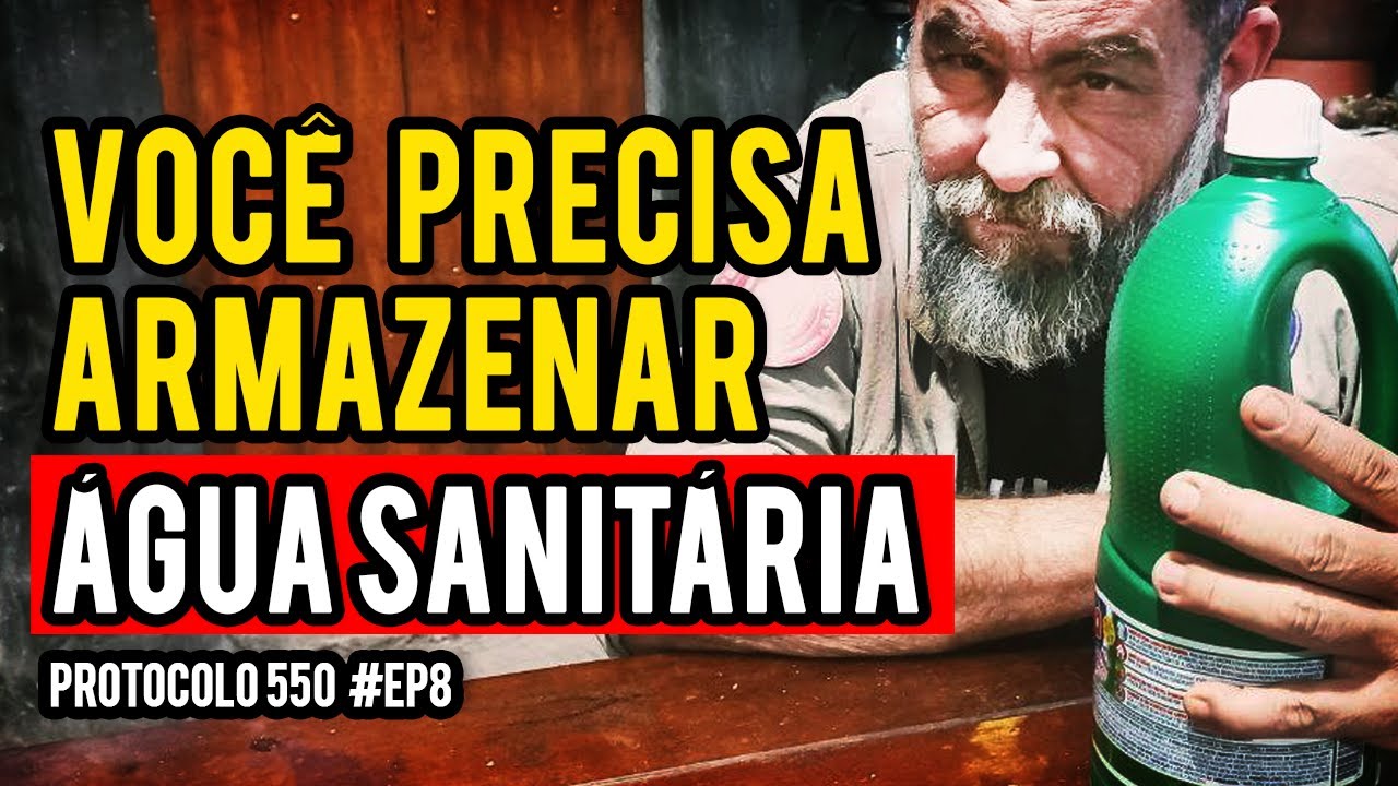 ÁGUA SANITÁRIA NÃO PODE FALTAR NA SUA CASA  | PROTOCOLO 550 DE SOBREVIVENCIALISMO