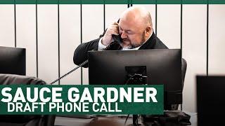 Sauce Gardner Draft Phone Call 📞 | The New York Jets | NFL