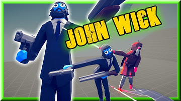 John Wick vs Every Faction Army (Same Price) - TABS Modded Gameplay
