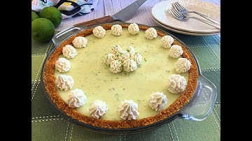 Key Lime Pie Recipe • The Eggless Version! - Episode #36