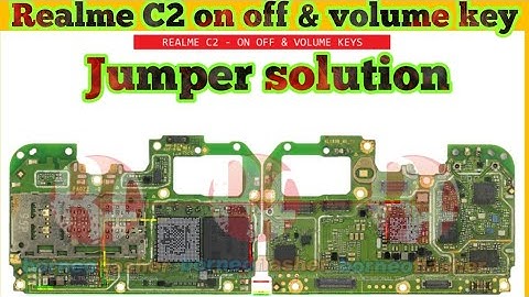 Realme C2 on off key &volume key jumper solution| thesoilboy