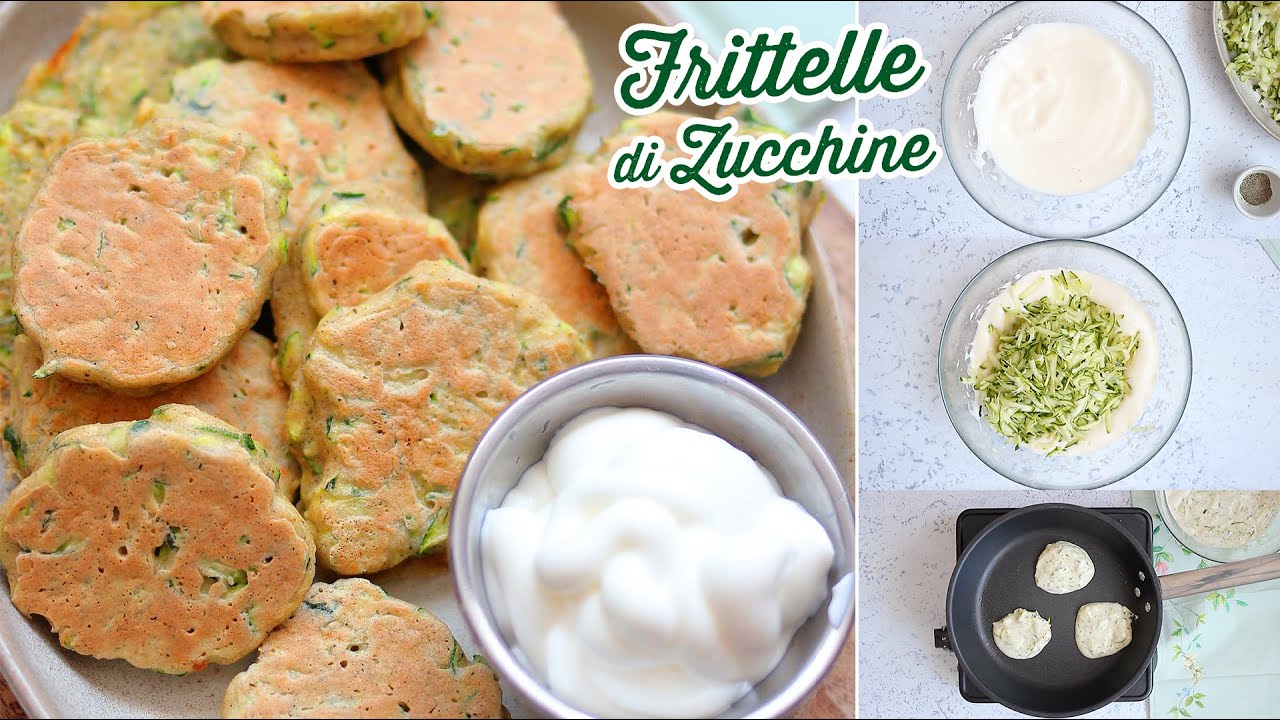 FRITTELLE di ZUCCHINE NON FRITTE 🥒 Nuvolette di Zucchine | Ricetta ...