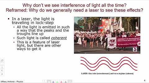 More on the basics of interference