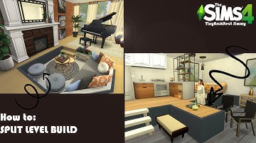 SPLIT LEVEL BUILD IDEAS || The Sims 4 || Build tutorial