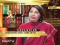 Unhappy with chinese presence in pok nirupama rao to ndtv