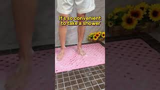 Barefoot In The Shower A Creative Cleaning Tip