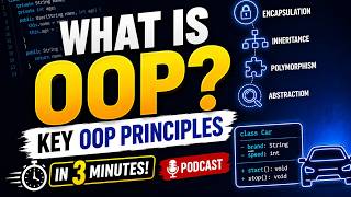 What is OOP Key OOP Principles in 3 Minutes - Object-Oriented Programming (podcast)
