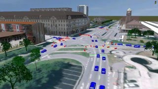 traffic flow simulation - Yangon study (Myanmar) screenshot 5
