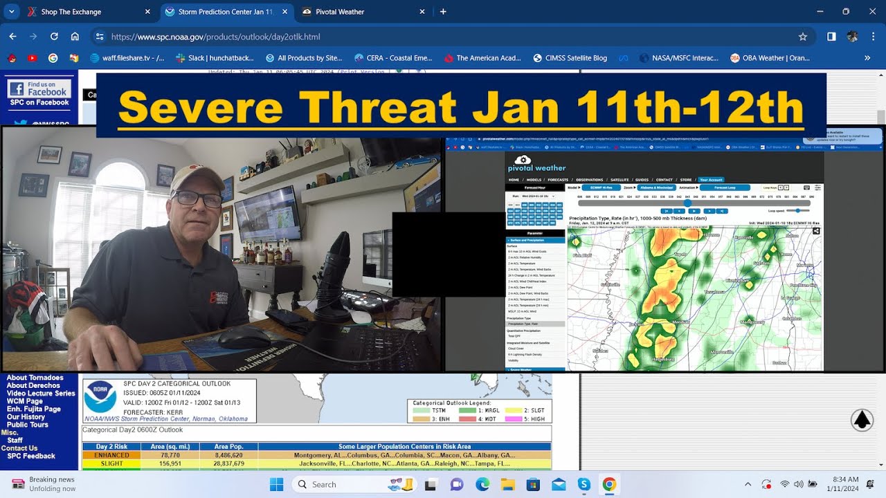 Another big storm moving in. Update on the severe weather threat. - YouTube
