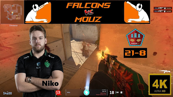 NiKo Falcons (21-8) vs MOUZ - PGL Cluj-Napoca 2025 - Final Map 2 Mirage [CS2 POV] 4k