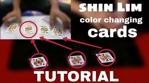 Shin Lim EPIC Card color change ever REVEALED