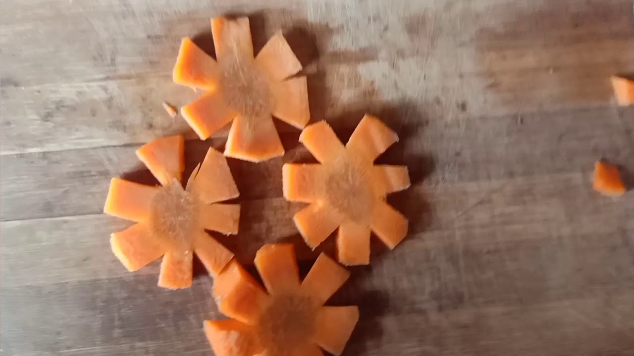 How to make vegetable flower YouTube