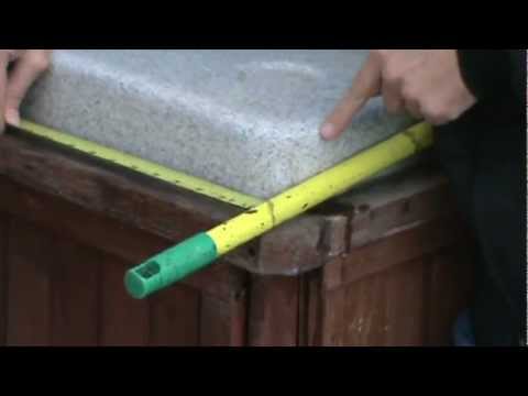 Measuring Spa Cover radius