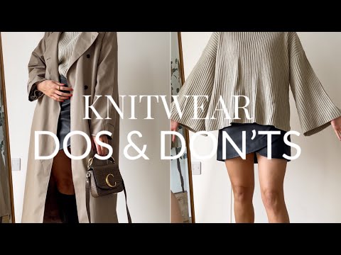 Knitwear Dos & Don’ts #youtubeshorts