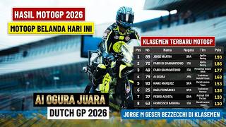 2026 DUTCH MOTOGP RESULTS: AI OGURA WINS DUTCHGP, Jorge M to Top 1 | Today's MotoGP Standings
