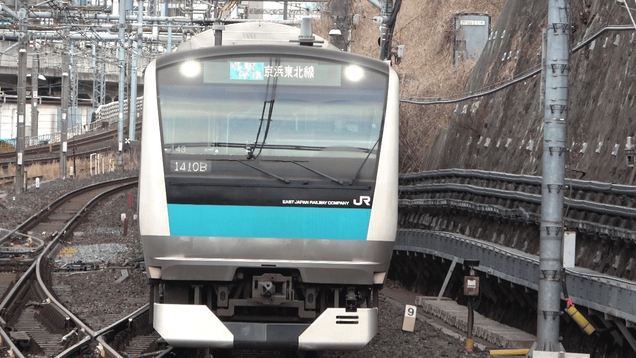 ジョイント音付き】京浜東北線E233系1000番台 宮ｻｲ143編成（1410B 各停