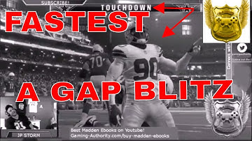 MADDEN 18 *A GAP BLITZ* FASTEST BLITZ FROM THIS 3-4 FORMATION, BEST INSIDE RUN STOPPER SEND THE HEAT