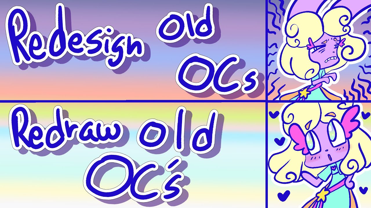 Why I love to redraw super old OCs - YouTube