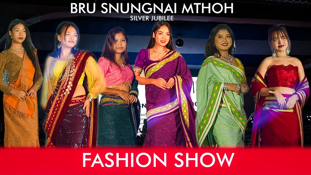 BSM (Bru Snungnai Mthoh) Silver Jubilee Celebration 2025 || Fashion Show Agartala Students 