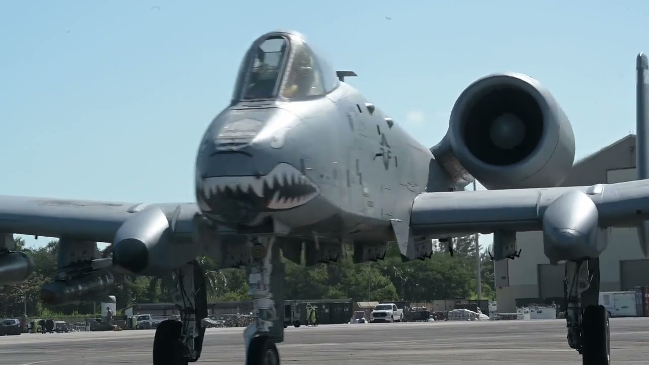 B-Roll of Forward Tiger Exercise at the 156th Wing
