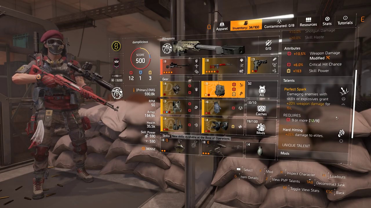 The Division 2 - My TU6 SVD  PVE build